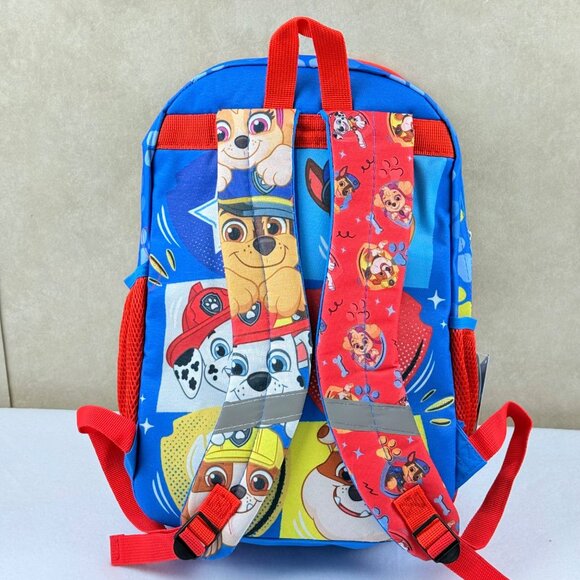 Nickelodeon Paw Patrol Kids Water Resistant 17 Backpack Padded Laptop Sleeve NWT - Picture 3 of 9
